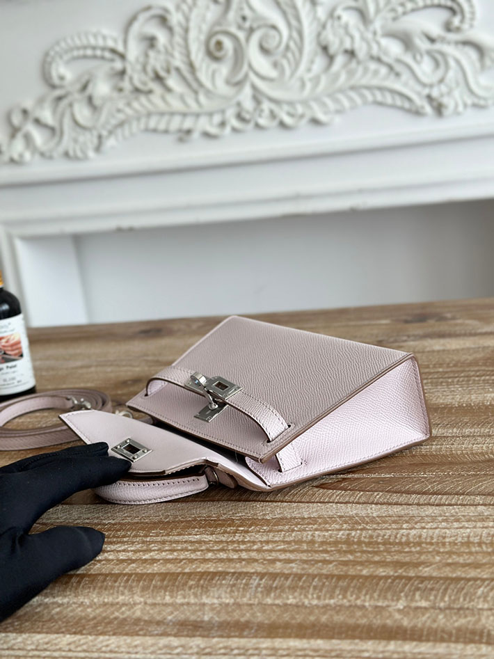 エルメス ミニケリーの定価 HERMES ケリーミニ2 モーヴペール ヴォーエプソン シルバー金具 H073663CK09 エルメス バッグ人気ランキング - 画像 (6)