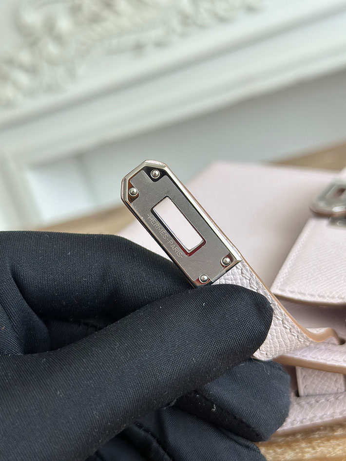 エルメス ミニケリーの定価 HERMES ケリーミニ2 モーヴペール ヴォーエプソン シルバー金具 H073663CK09 エルメス バッグ人気ランキング - 画像 (5)