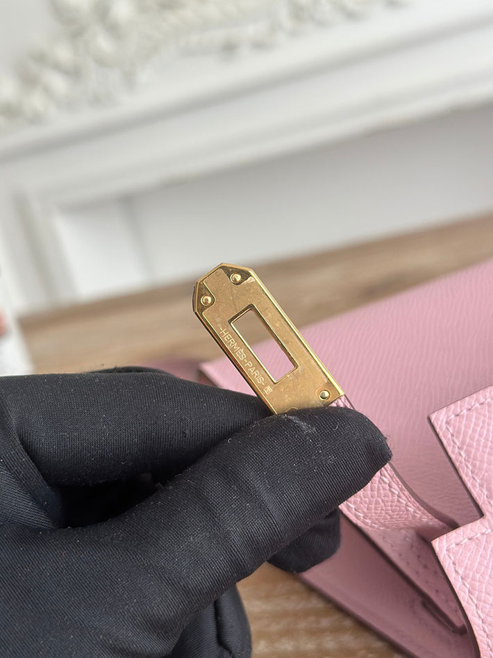 エルメス ミニケリーの定価 HERMES ケリーミニ2 モーヴシルベストル ヴォーエプソン ゴールド金具 H073663CCX9 エルメス ショルダーバッグ 公式 - 画像 (5)