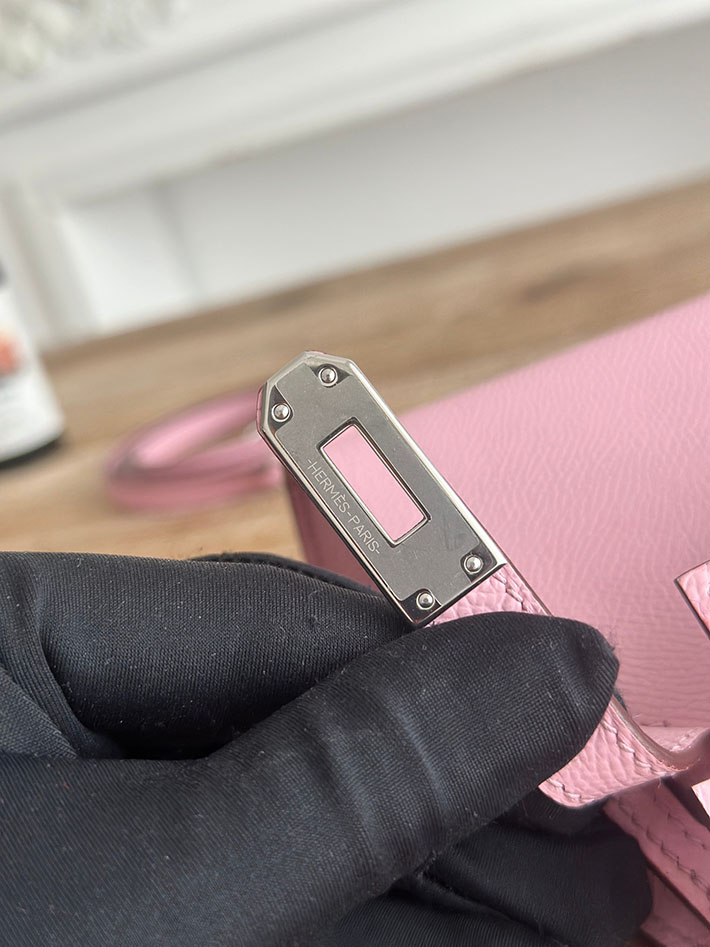 エルメス ミニケリーの定価 HERMES ケリーミニ2 モーヴシルベストル ヴォーエプソン シルバー金具 H073663CKX9 エルメス ショルダーバッグ 人気 - 画像 (5)