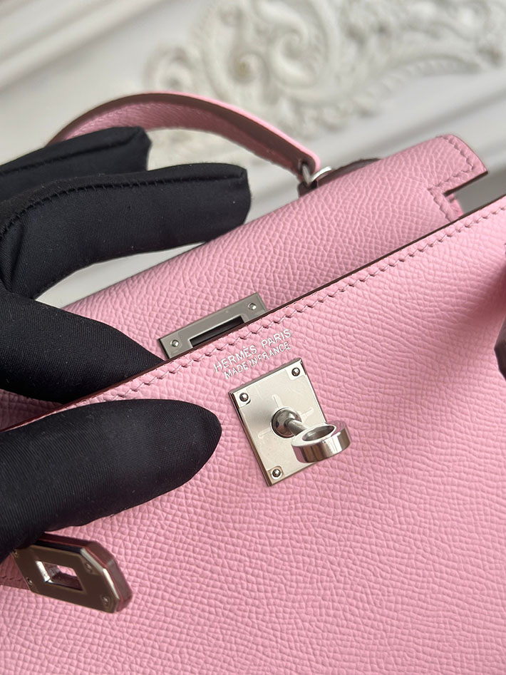 エルメス ミニケリーの定価 HERMES ケリーミニ2 モーヴシルベストル ヴォーエプソン シルバー金具 H073663CKX9 エルメス ショルダーバッグ 人気 - 画像 (4)