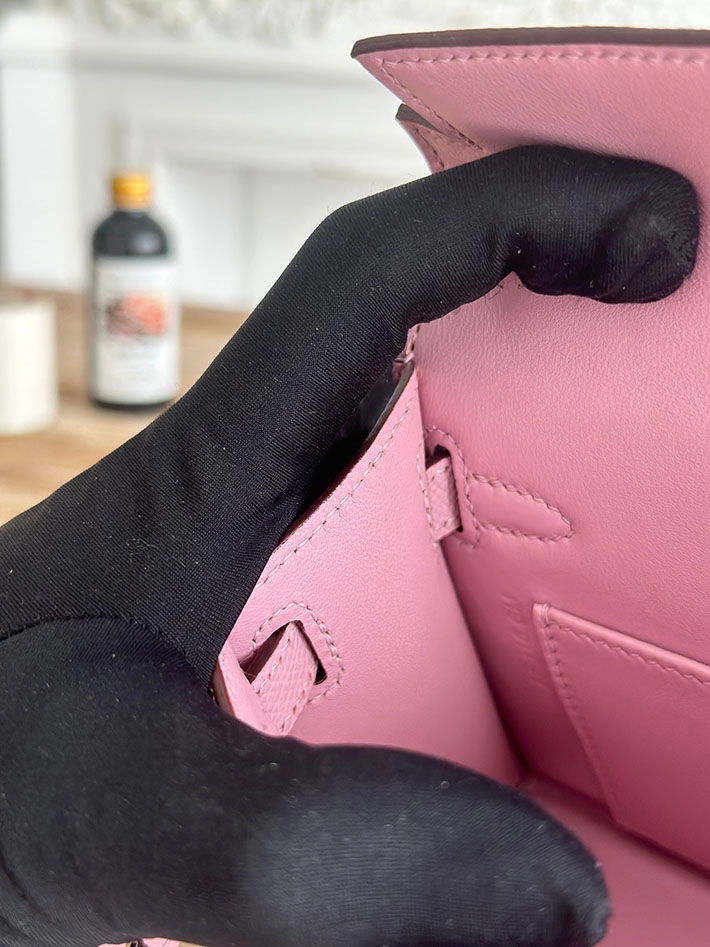 エルメス ミニケリーの定価 HERMES ケリーミニ2 モーヴシルベストル ヴォーエプソン シルバー金具 H073663CKX9 エルメス ショルダーバッグ 人気 - 画像 (2)