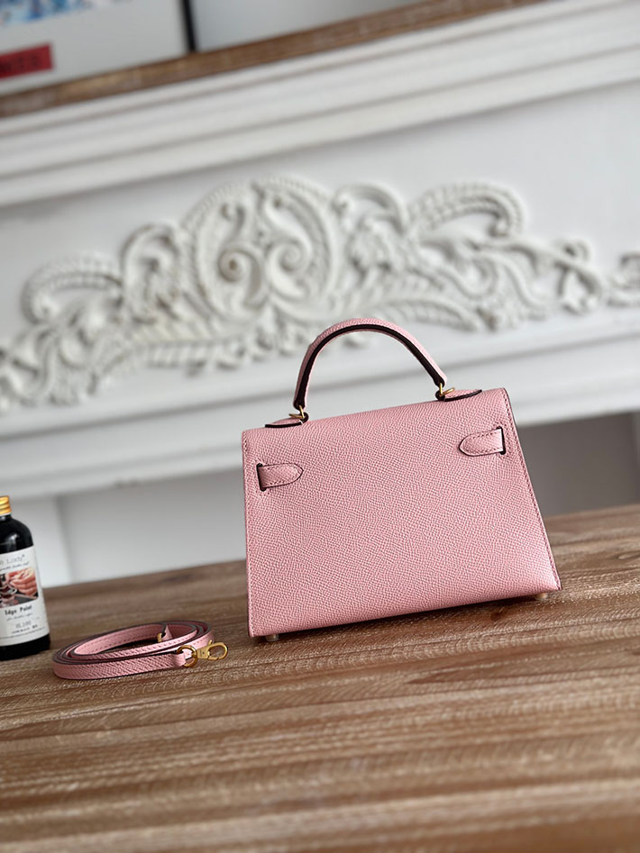 エルメス ミニケリーの定価 HERMES ケリーミニ2 ローズサクラ ヴォーエプソン ゴールド金具 H073663CC3Q エルメス ミニ バッグ 値段 - 画像 (8)