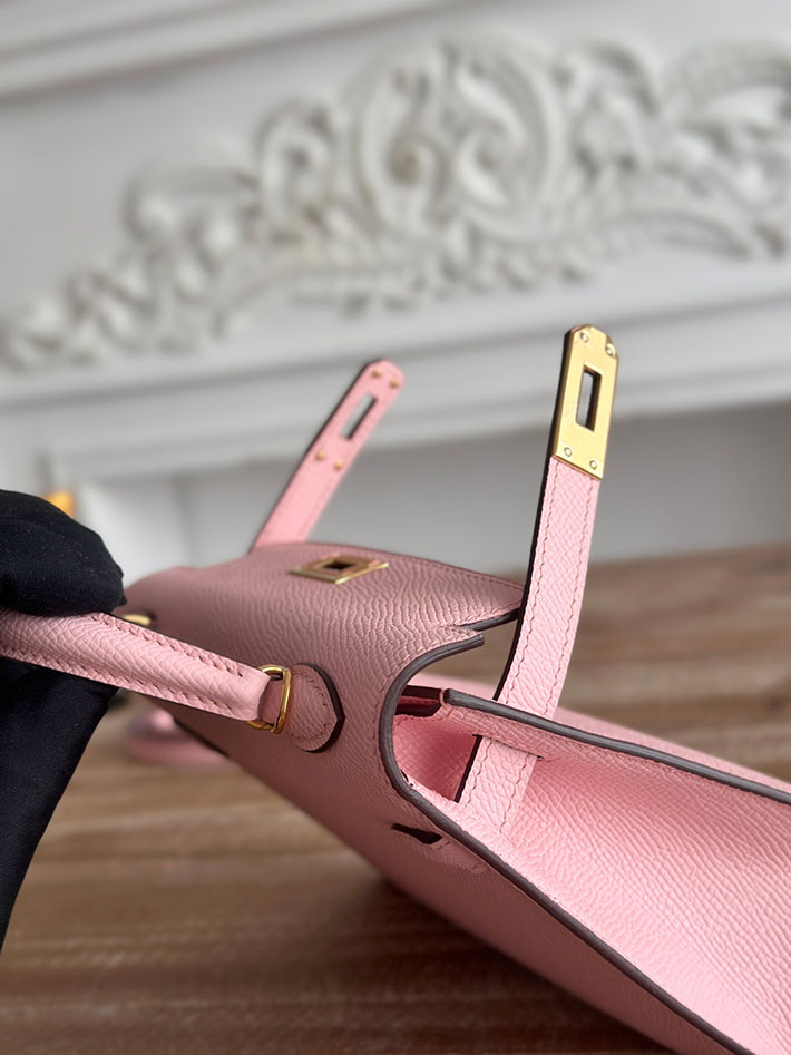 エルメス ミニケリーの定価 HERMES ケリーミニ2 ローズサクラ ヴォーエプソン ゴールド金具 H073663CC3Q エルメス ミニ バッグ 値段 - 画像 (5)