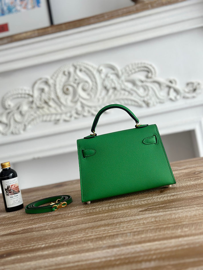 エルメス ミニバッグの定価 HERMES ケリーミニ2 バンブー ヴォーエプソン ゴールド金具 H073663CC1K エルメス ショルダーバッグ 人気 - 画像 (8)