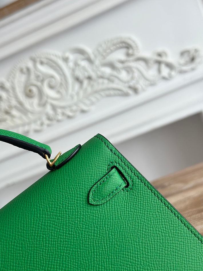 エルメス ミニバッグの定価 HERMES ケリーミニ2 バンブー ヴォーエプソン ゴールド金具 H073663CC1K エルメス ショルダーバッグ 人気 - 画像 (5)