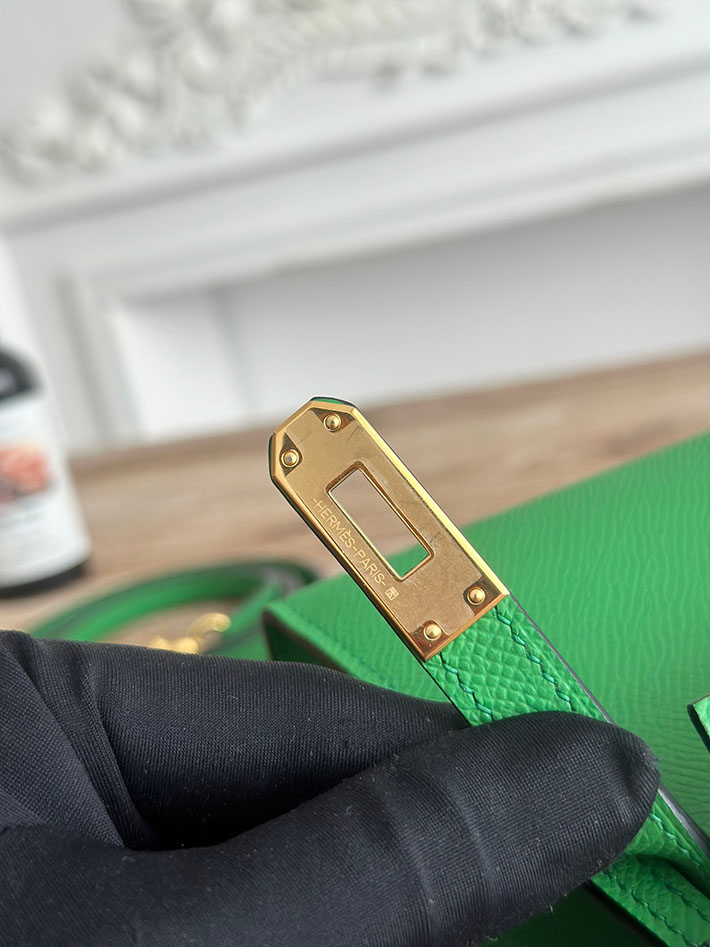 エルメス ミニバッグの定価 HERMES ケリーミニ2 バンブー ヴォーエプソン ゴールド金具 H073663CC1K エルメス ショルダーバッグ 人気 - 画像 (4)