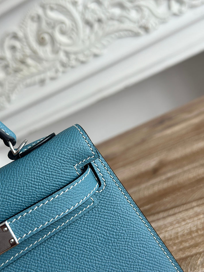 エルメス ミニバッグの定価 HERMES ケリーミニ2 ブルージーン ヴォーエプソン シルバー金具 H073663CK75 エルメス バッグ人気ランキング - 画像 (7)