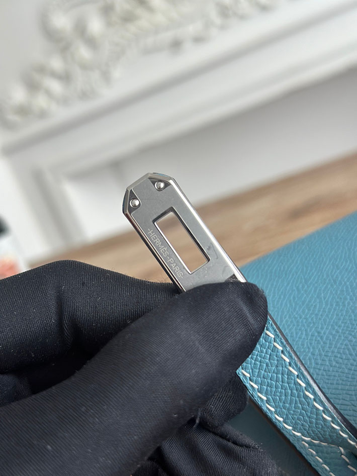 エルメス ミニバッグの定価 HERMES ケリーミニ2 ブルージーン ヴォーエプソン シルバー金具 H073663CK75 エルメス バッグ人気ランキング - 画像 (6)