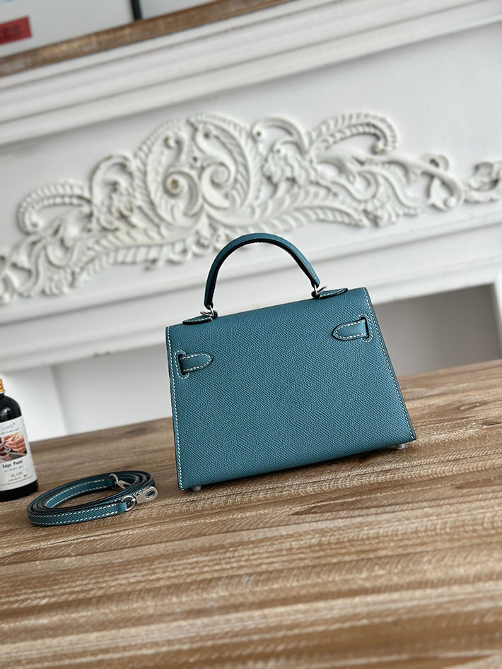 エルメス ミニバッグの定価 HERMES ケリーミニ2 ブルージーン ヴォーエプソン シルバー金具 H073663CK75 エルメス バッグ人気ランキング - 画像 (3)