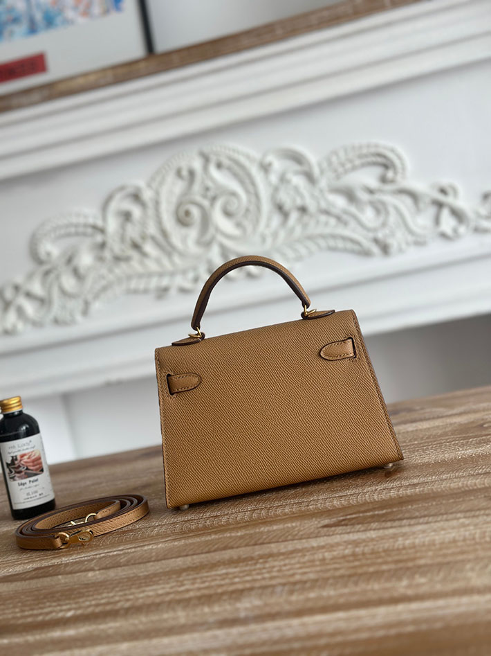 エルメス ミニバッグの定価 HERMES ケリーミニ2 セサミ ヴォーエプソン ゴールド金具 H073663CC2S エルメス バッグ ショルダー - 画像 (8)
