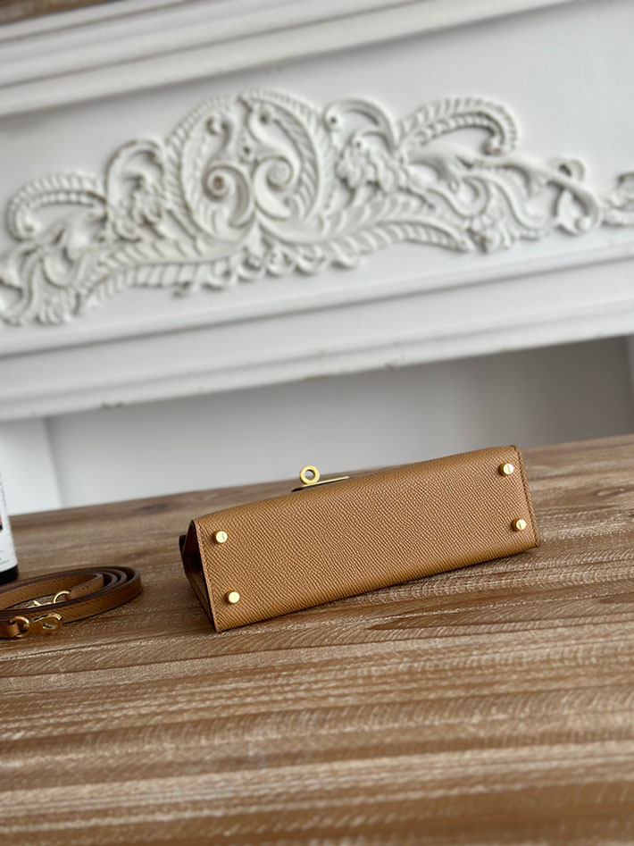 エルメス ミニバッグの定価 HERMES ケリーミニ2 セサミ ヴォーエプソン ゴールド金具 H073663CC2S エルメス バッグ ショルダー - 画像 (7)