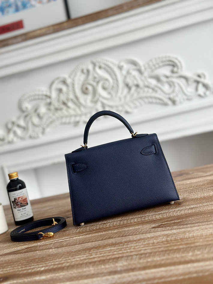 エルメス ミニバッグの定価 HERMES ケリーミニ2 ブルーサフィール ヴォーエプソン ゴールド金具 H073663CC73 エルメス バッグ 種類 - 画像 (8)
