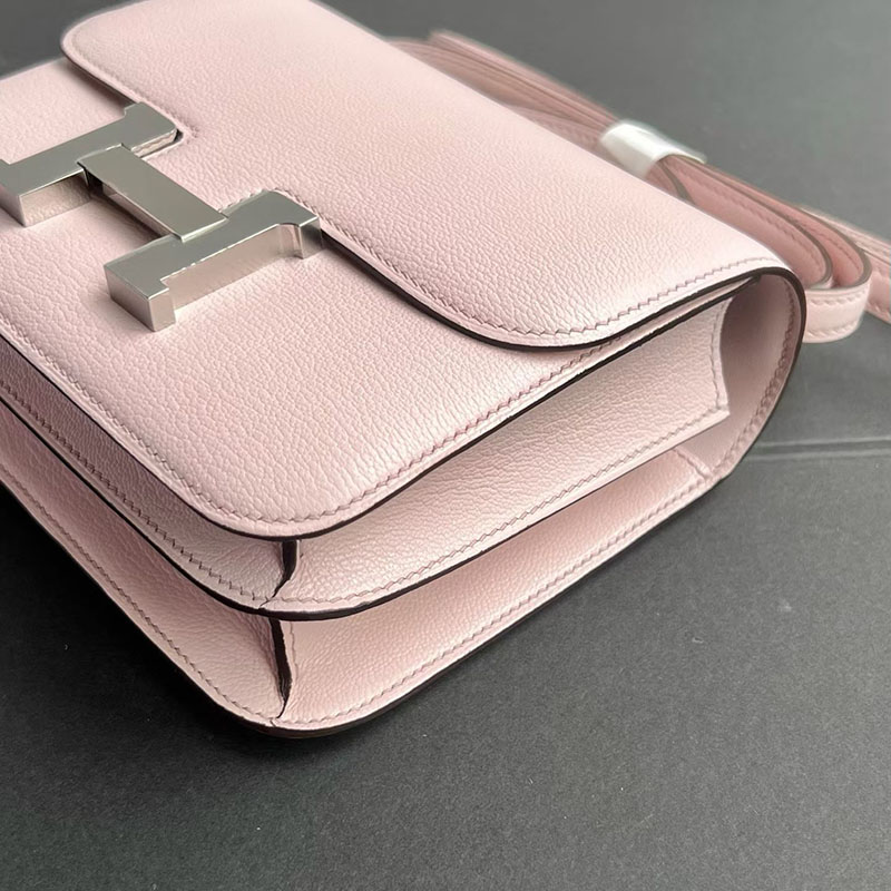 エルメス コンスタンスの通販 HERMES コンスタンス3 ミニ ローズダーリン シェブルミゾル シルバー金具 H071912CKM7 エルメス バッグ ピンク - 画像 (9)