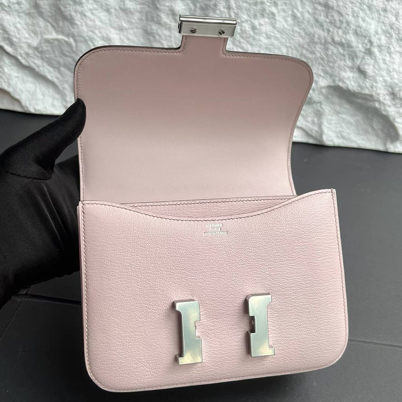 エルメス コンスタンスの通販 HERMES コンスタンス3 ミニ ローズダーリン シェブルミゾル シルバー金具 H071912CKM7 エルメス バッグ ピンク - 画像 (6)