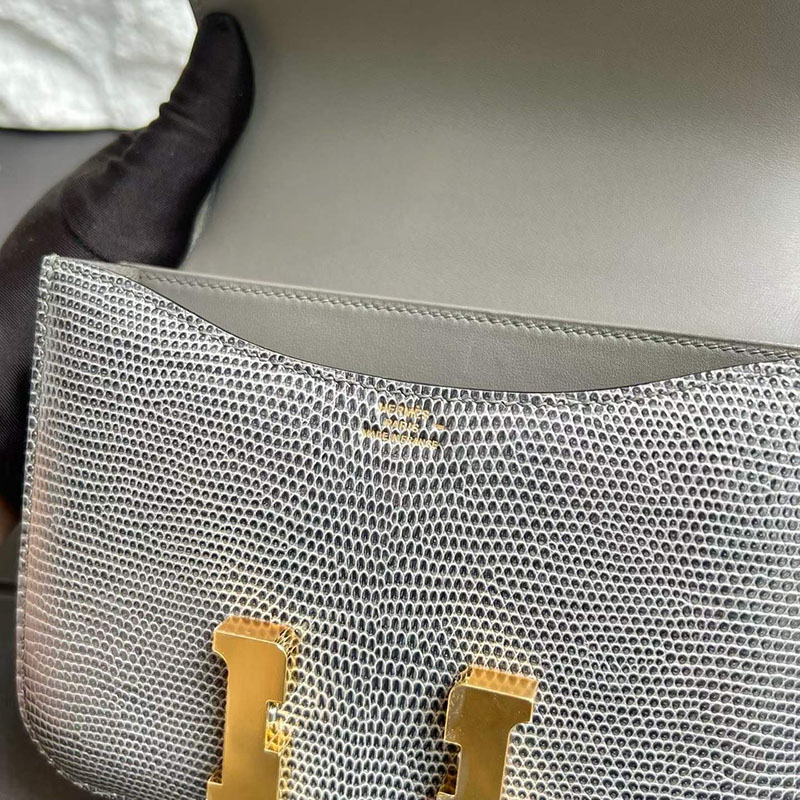 エルメス コンスタンスの通販 HERMES コンスタンス3 ミニ グリスフォンセ リザード ゴールド金具 H049186CC84 エルメス コンスタンス 値段 - 画像 (5)