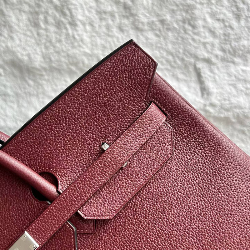 エルメス バーキン40の通販 HERMES バーキン40 ルージュアッシュ トゴ シルバー金具 H027633CK55 エルメス バーキン40 定価 - 画像 (9)