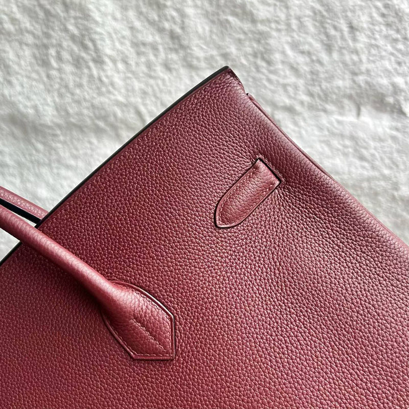 エルメス バーキン40の通販 HERMES バーキン40 ルージュアッシュ トゴ シルバー金具 H027633CK55 エルメス バーキン40 定価 - 画像 (7)