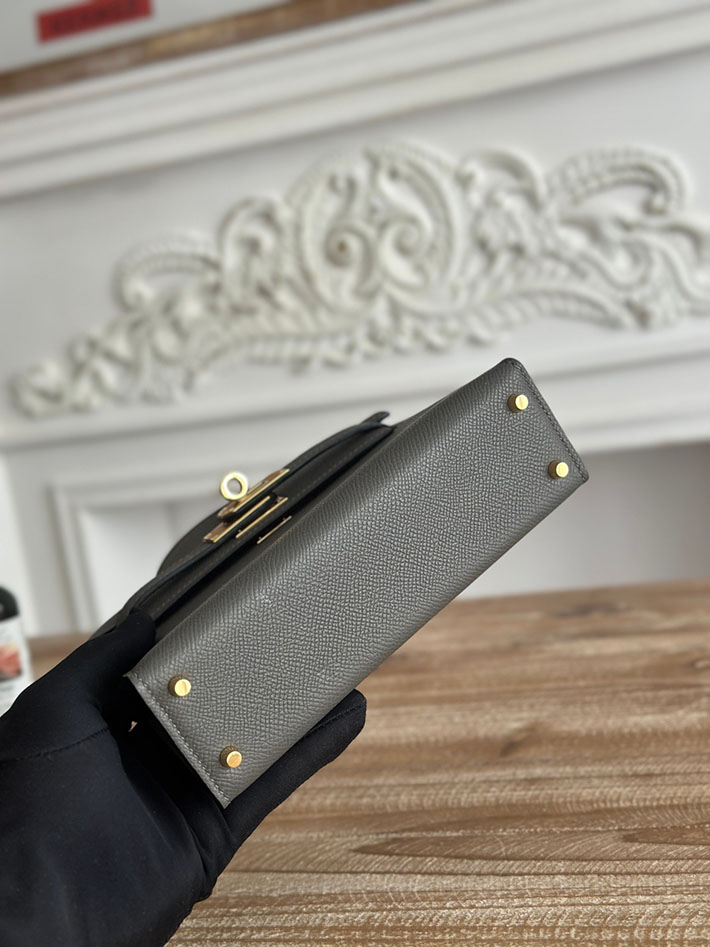 エルメス ケリーバッグの定価 HERMES ケリーミニ2 エタン ヴォーエプソン ゴールド金具 H073663CC8F エルメス バッグ 種類 - 画像 (7)