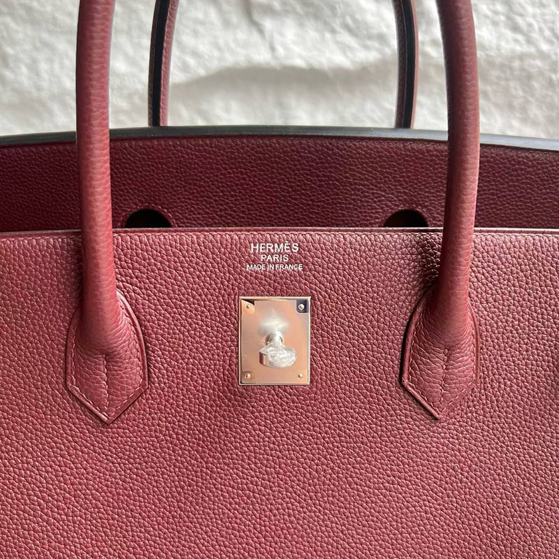 エルメス バーキン40の通販 HERMES バーキン40 ルージュアッシュ トゴ シルバー金具 H027633CK55 エルメス バーキン40 定価 - 画像 (5)