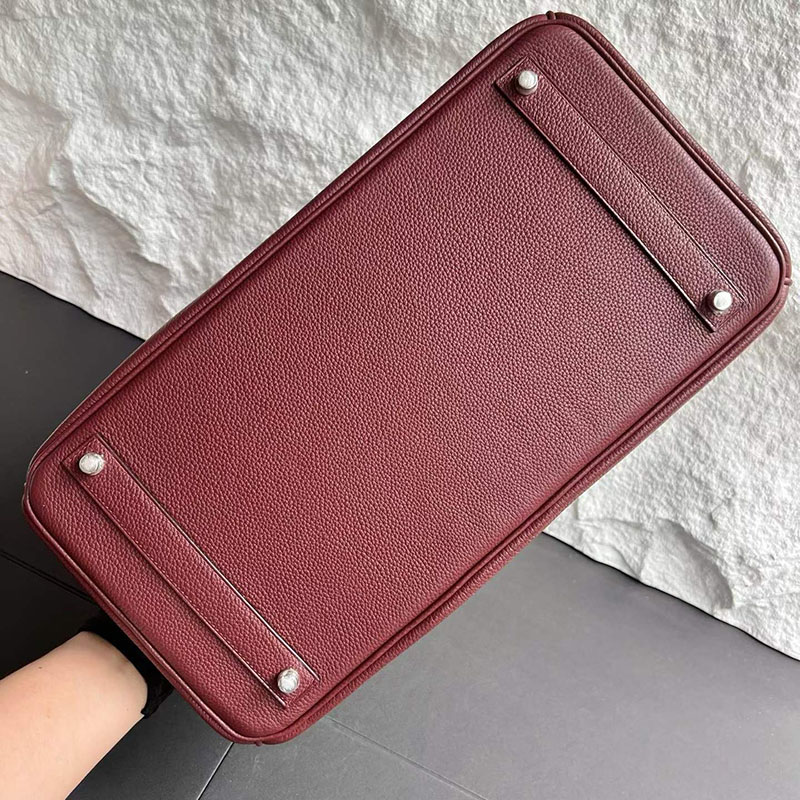 エルメス バーキン40の通販 HERMES バーキン40 ルージュアッシュ トゴ シルバー金具 H027633CK55 エルメス バーキン40 定価 - 画像 (2)