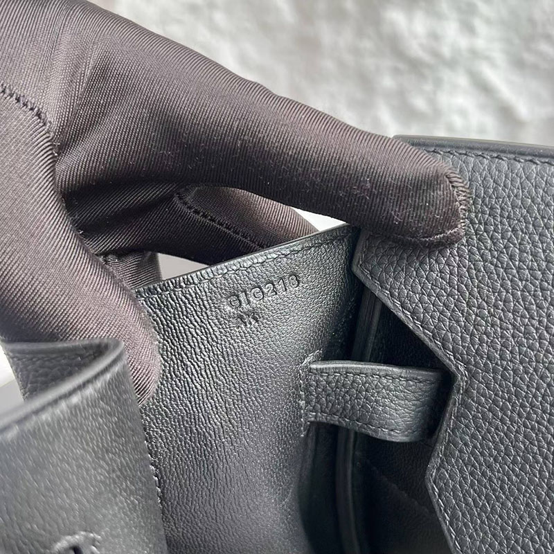 エルメス バーキン 35の通販 HERMES バーキン35 黒 ブラック トゴ シルバー金具 H027634CK89 エルメス バーキン 35 - 画像 (4)