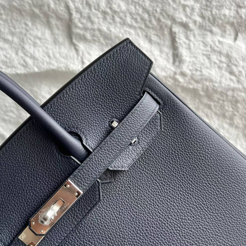 エルメス バーキン 30の通販 HERMES バーキン30 ブルーニュイ トゴ シルバー金具 H027633CK2Z エルメス バーキン30 定価 - 画像 (9)
