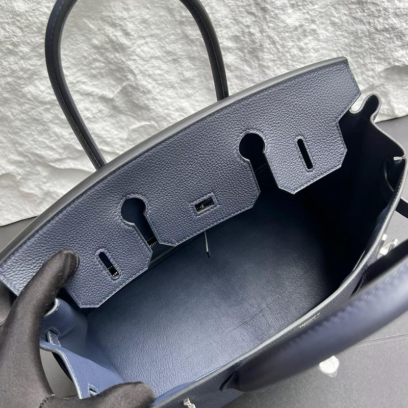 エルメス バーキン 30の通販 HERMES バーキン30 ブルーニュイ トゴ シルバー金具 H027633CK2Z エルメス バーキン30 定価 - 画像 (5)