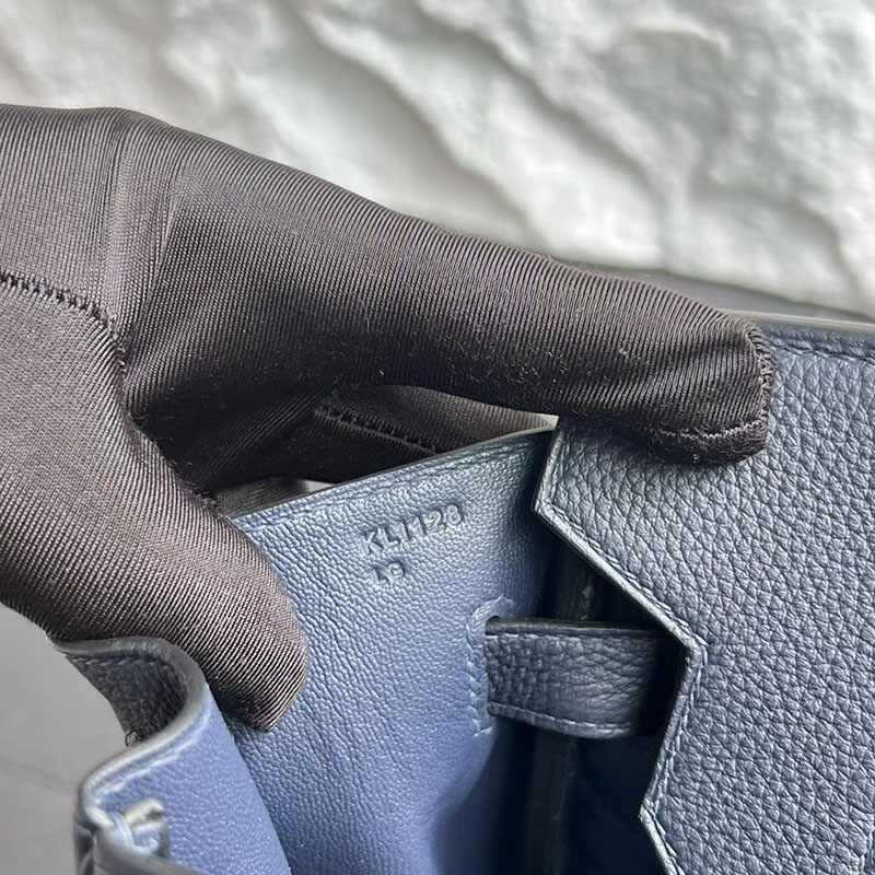 エルメス バーキン 30の通販 HERMES バーキン30 ブルーニュイ トゴ シルバー金具 H027633CK2Z エルメス バーキン30 定価 - 画像 (4)