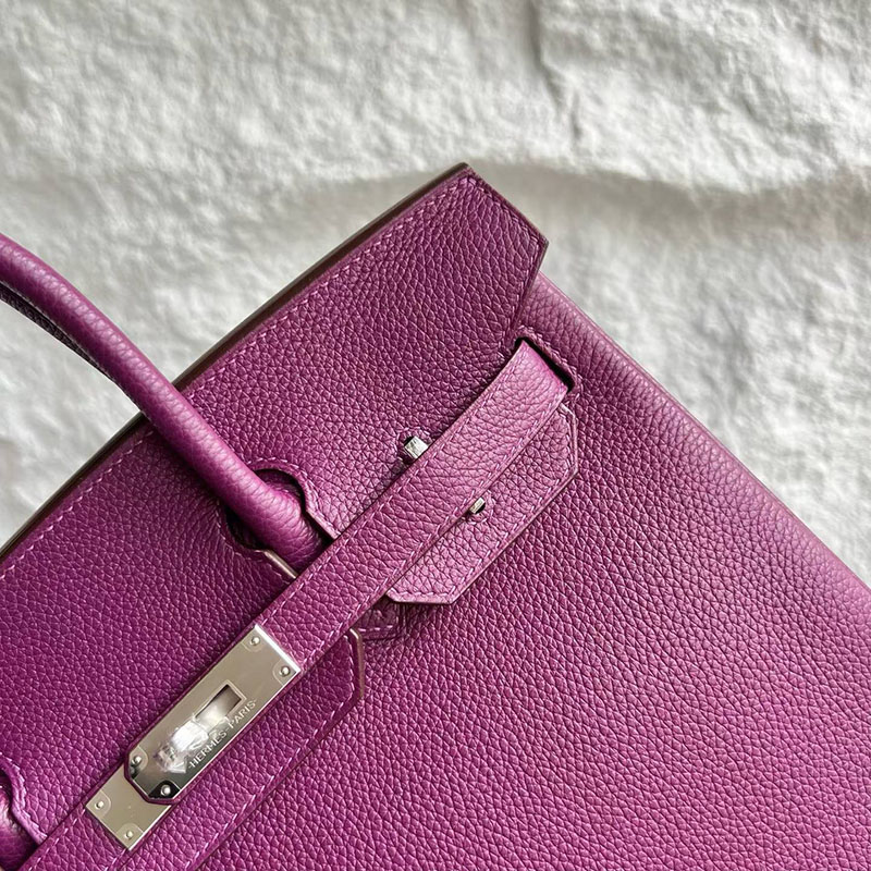 エルメス バーキン 30の通販 HERMES バーキン30 アネモネ トゴ シルバー金具 H027633CKP9 エルメスバーキン30コピー - 画像 (9)