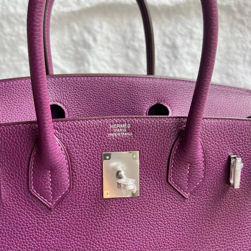 エルメス バーキン 30の通販 HERMES バーキン30 アネモネ トゴ シルバー金具 H027633CKP9 エルメスバーキン30コピー - 画像 (3)