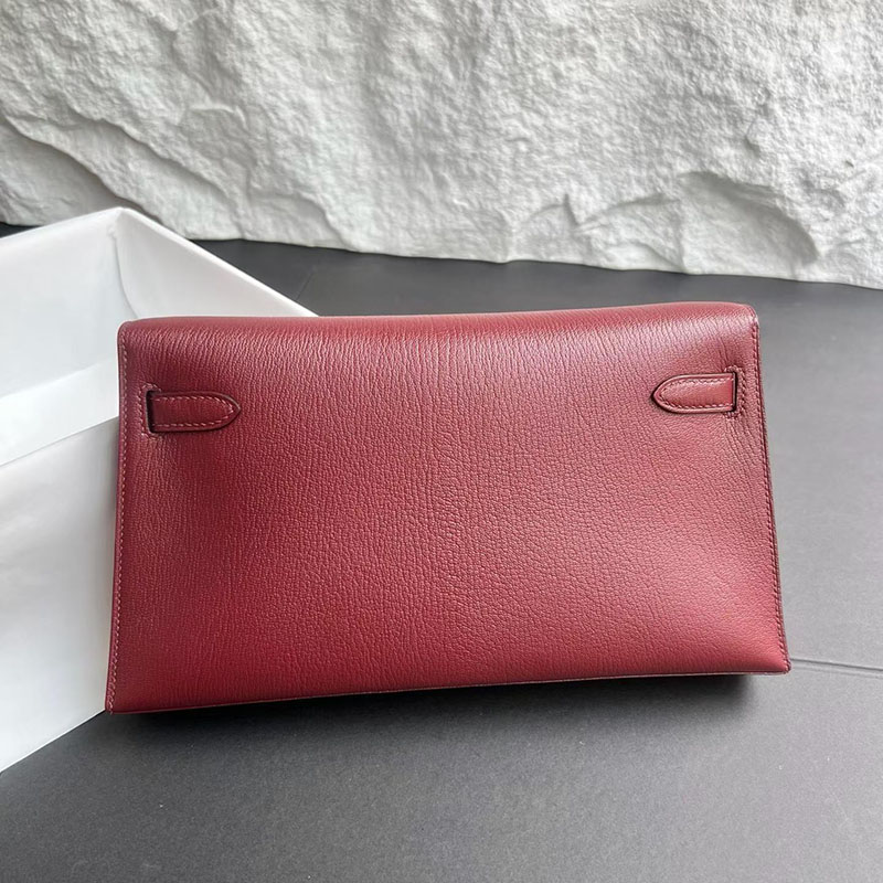 エルメス ケリーエランの通販 HERMES ケリーエラン ルージュアッシュ シェブルミゾル ゴールド金具 H085885CC55 ケリーエラン 定価 - 画像 (8)