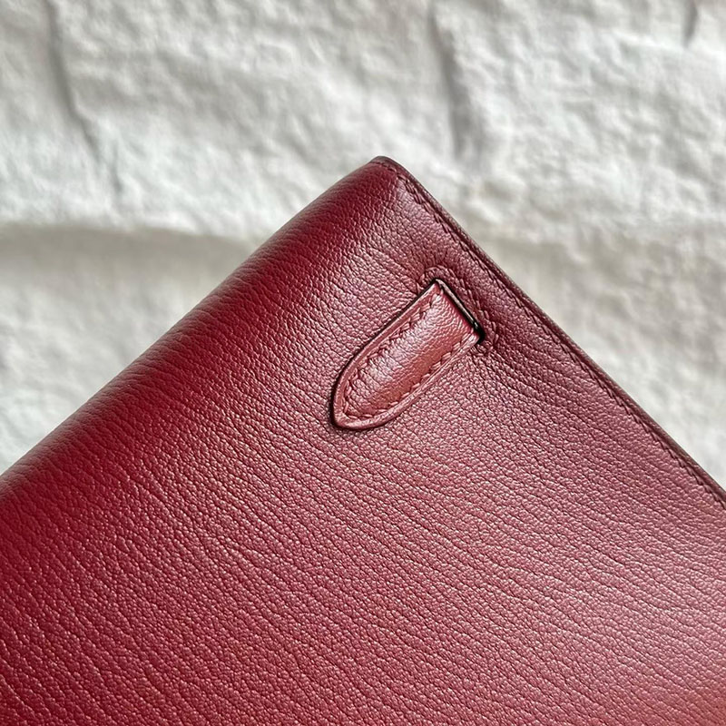 エルメス ケリーエランの通販 HERMES ケリーエラン ルージュアッシュ シェブルミゾル ゴールド金具 H085885CC55 ケリーエラン 定価 - 画像 (7)