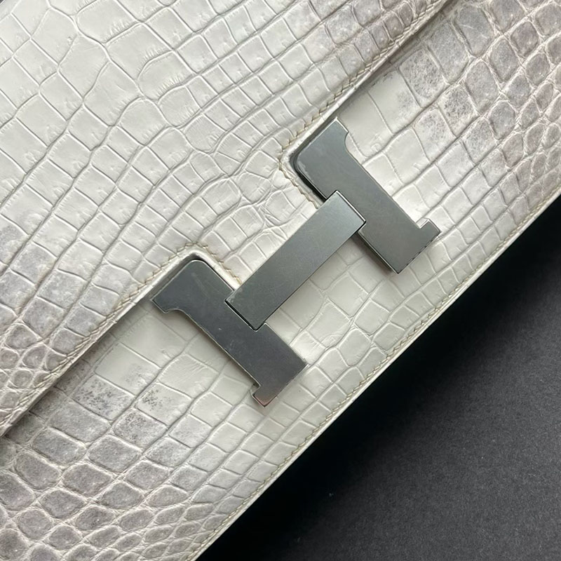 エルメス コンスタンス エランの通販 HERMES コンスタンス3 エラン ヒマラヤ クロコダイル シルバー金具 H063149CK01 コンスタンス エラン 希少 - 画像 (9)