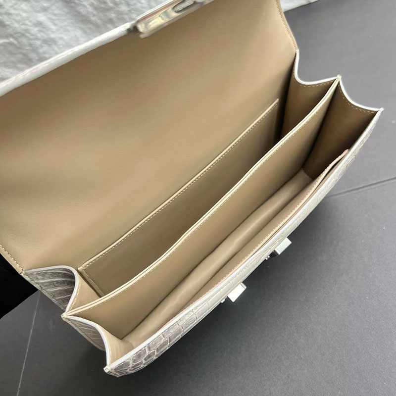 エルメス コンスタンス エランの通販 HERMES コンスタンス3 エラン ヒマラヤ クロコダイル シルバー金具 H063149CK01 コンスタンス エラン 希少 - 画像 (5)