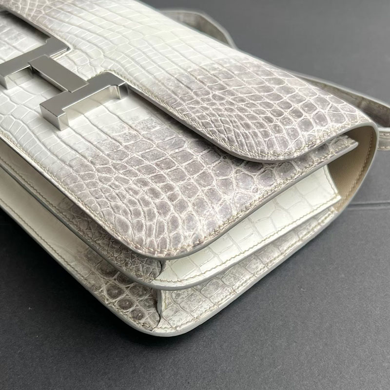 エルメス コンスタンス エランの通販 HERMES コンスタンス3 エラン ヒマラヤ クロコダイル シルバー金具 H063149CK01 コンスタンス エラン 希少 - 画像 (3)