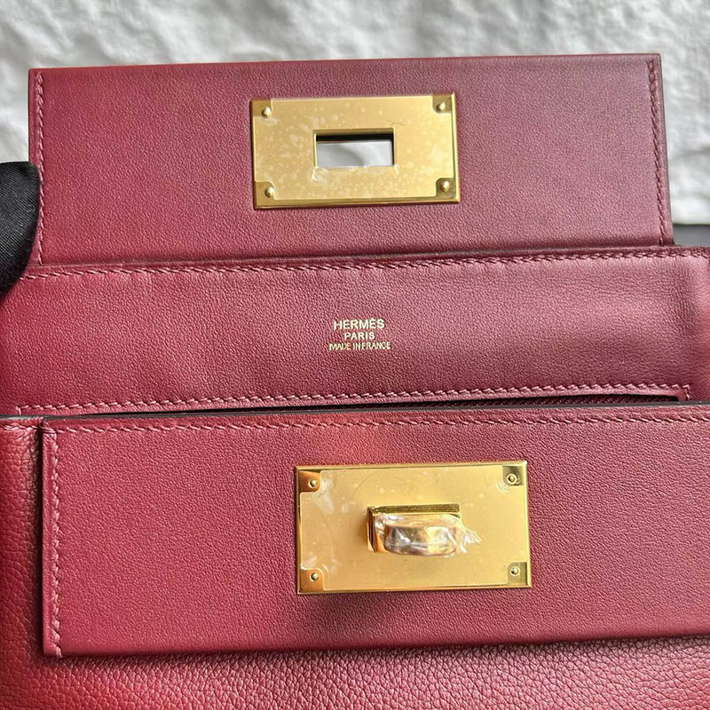 エルメス ヴァンキャトル ミニの通販 HERMES ミニ ヴァンキャトル ルージュアッシュ エバーカラー/スイフト ゴールド金具 H079218CC55 ヴァンキャトル ミニ - 画像 (4)