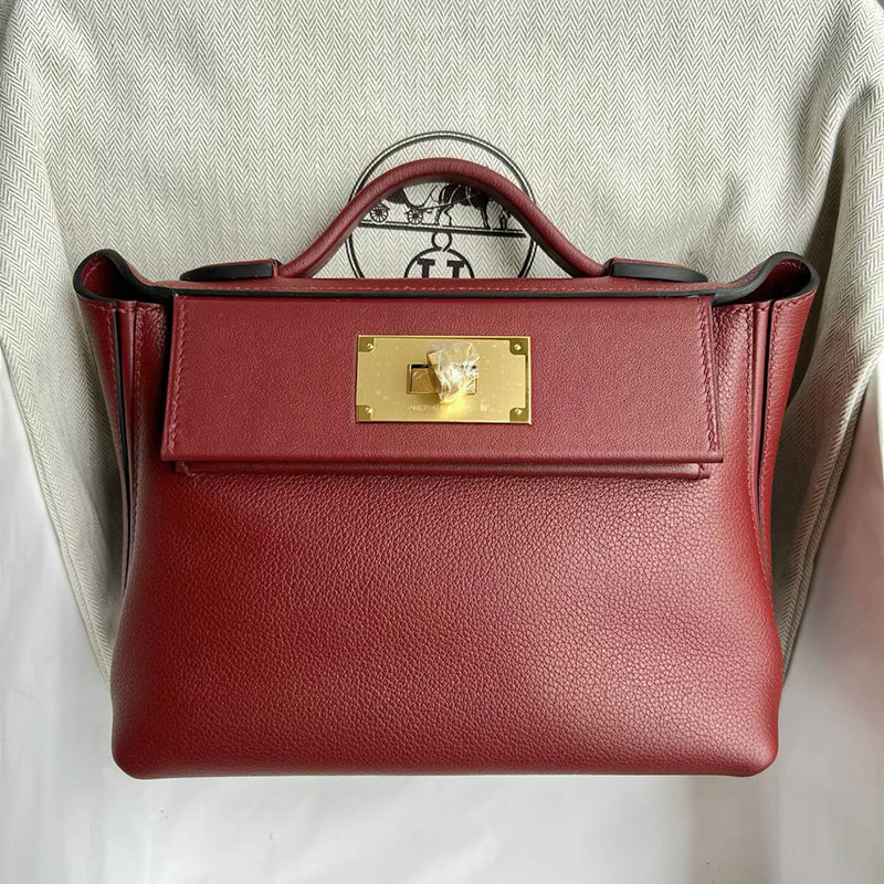 エルメス ヴァンキャトル ミニの通販 HERMES ミニ ヴァンキャトル ルージュアッシュ エバーカラー/スイフト ゴールド金具 H079218CC55 ヴァンキャトル ミニ - 画像 (3)