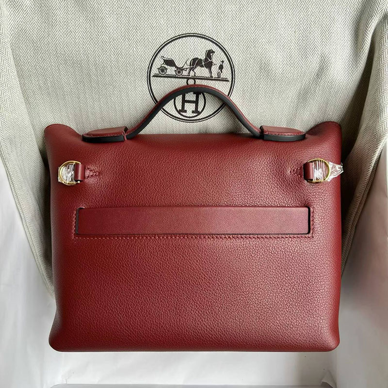 エルメス ヴァンキャトル ミニの通販 HERMES ミニ ヴァンキャトル ルージュアッシュ エバーカラー/スイフト ゴールド金具 H079218CC55 ヴァンキャトル ミニ - 画像 (2)