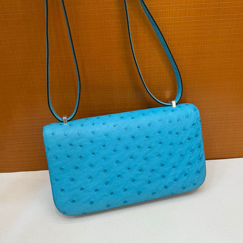 エルメス コンスタンス エランの通販 HERMES コンスタンス3 エラン ブルードノール オーストリッチ シルバー金具 H063148CCP3 コンスタンス エラン 人気 - 画像 (8)