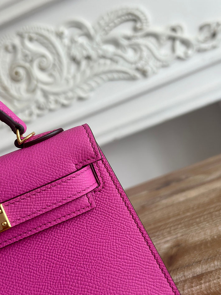 エルメス ケリーバッグの定価 HERMES ケリーミニ2 マグノリア ヴォーエプソン ゴールド金具 H073663CC9I エルメス ミニケリー 定価 - 画像 (6)