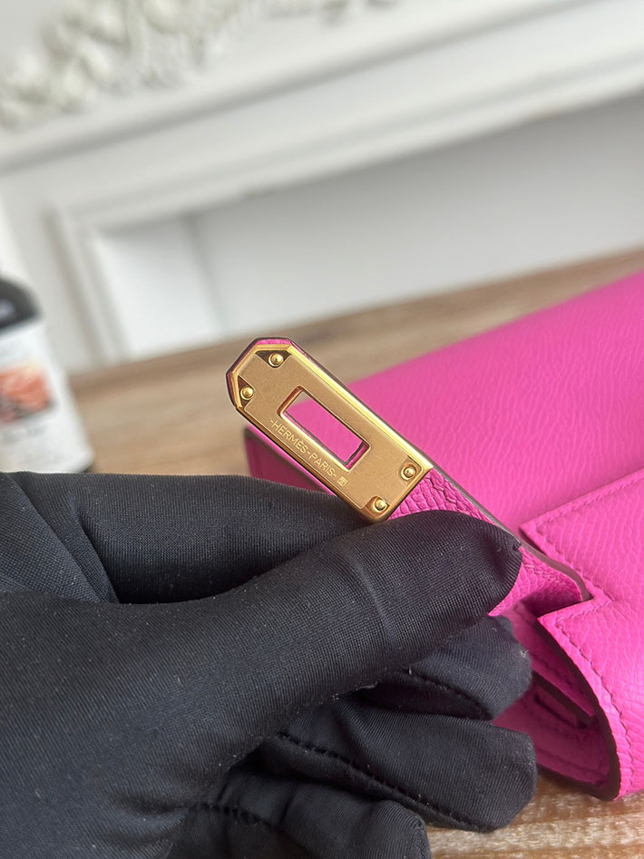 エルメス ケリーバッグの定価 HERMES ケリーミニ2 マグノリア ヴォーエプソン ゴールド金具 H073663CC9I エルメス ミニケリー 定価 - 画像 (5)