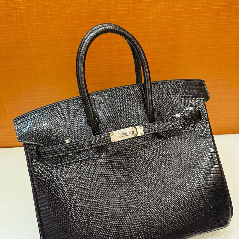 エルメス バーキン 25の通販 HERMES バーキン25 黒 ブラック リザード シルバー金具 H043957CK89 バーキン25 黒 定価 - 画像 (9)