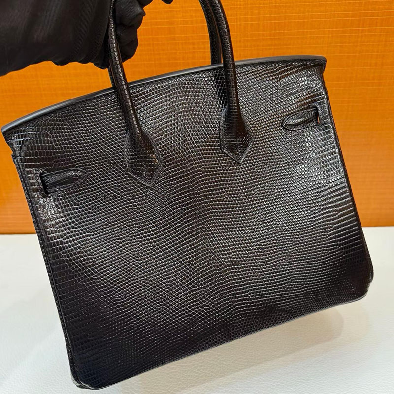 エルメス バーキン 25の通販 HERMES バーキン25 黒 ブラック リザード シルバー金具 H043957CK89 バーキン25 黒 定価 - 画像 (5)