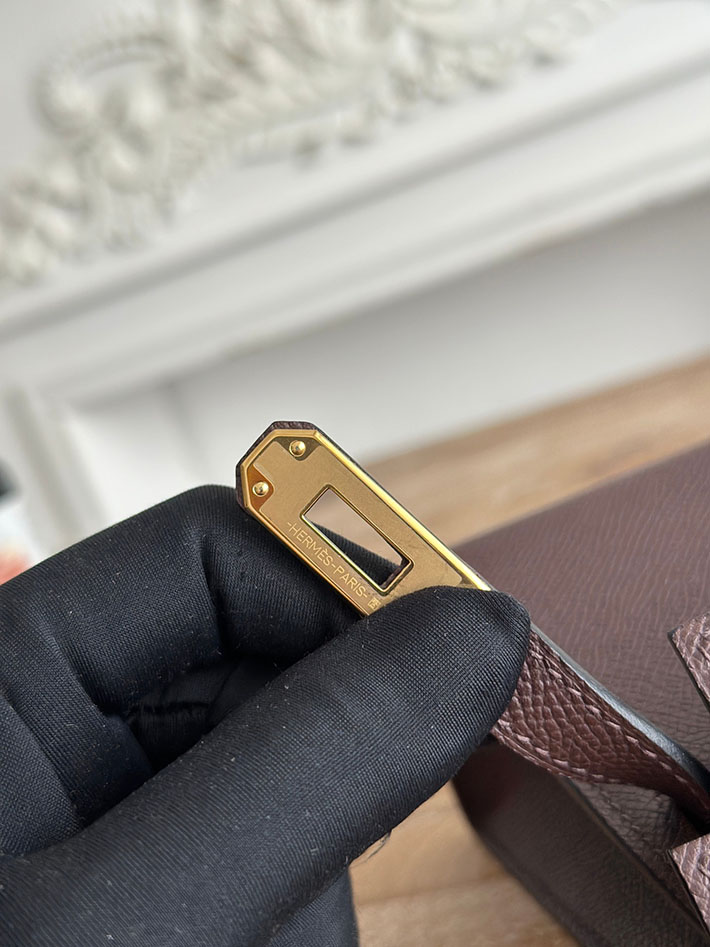 エルメス ショルダーバッグの定価 HERMES ケリーミニ2 ルージュセリエ ヴォーエプソン ゴールド金具 H073663CC0G エルメス ミニバッグ レディース - 画像 (5)