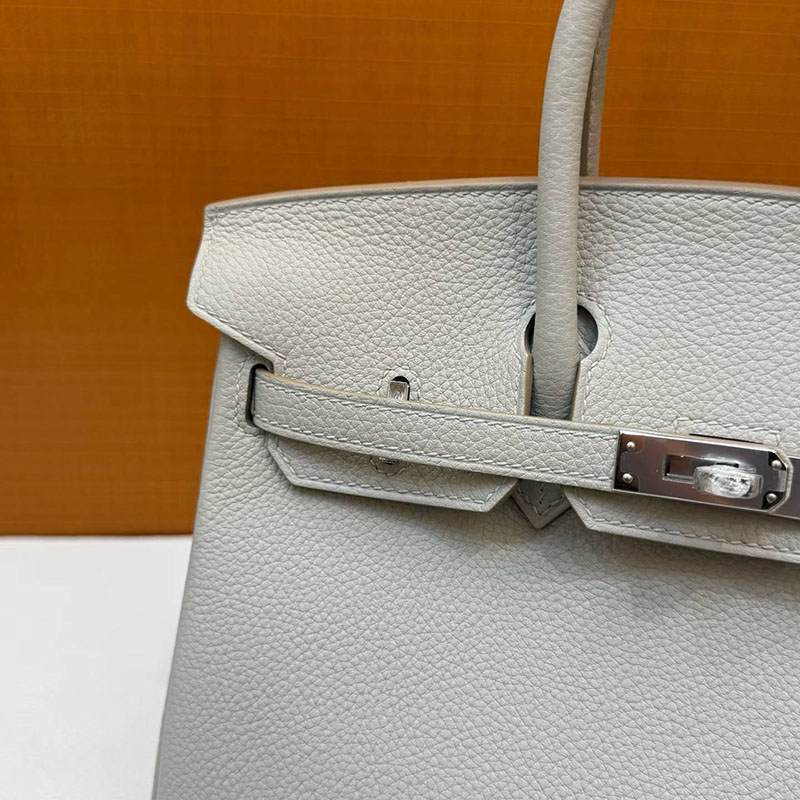 エルメス バーキン25の通販 HERMES バーキン25 パールグレー トゴ シルバー金具 H041702CK80 バーキン25 値段 - 画像 (8)