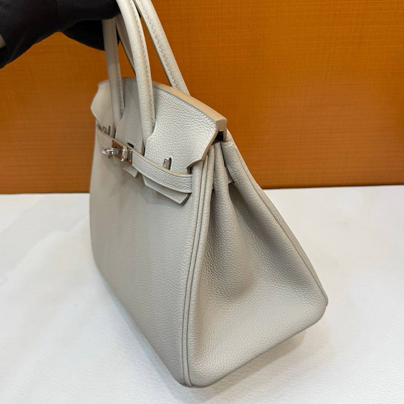 エルメス バーキン25の通販 HERMES バーキン25 パールグレー トゴ シルバー金具 H041702CK80 バーキン25 値段 - 画像 (5)