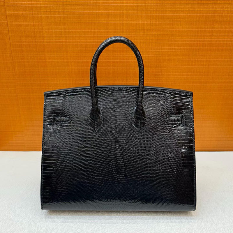 エルメス バーキン 25の通販 HERMES バーキン25 セリエ 黒 ブラック リザード ゴールド金具 H082845CC89 バーキン25 黒 新品 - 画像 (8)