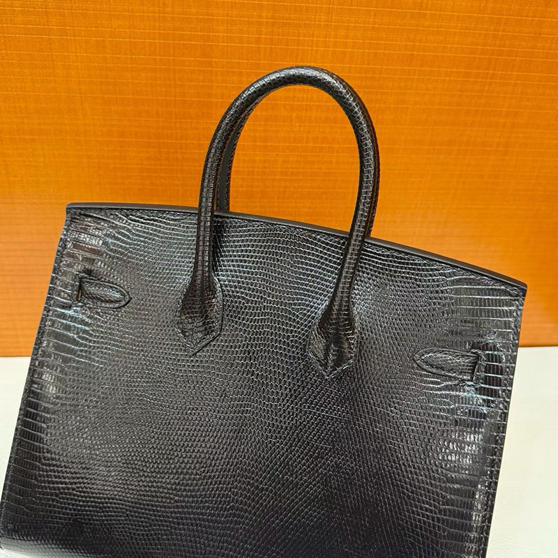 エルメス バーキン 25の通販 HERMES バーキン25 セリエ 黒 ブラック リザード ゴールド金具 H082845CC89 バーキン25 黒 新品 - 画像 (7)