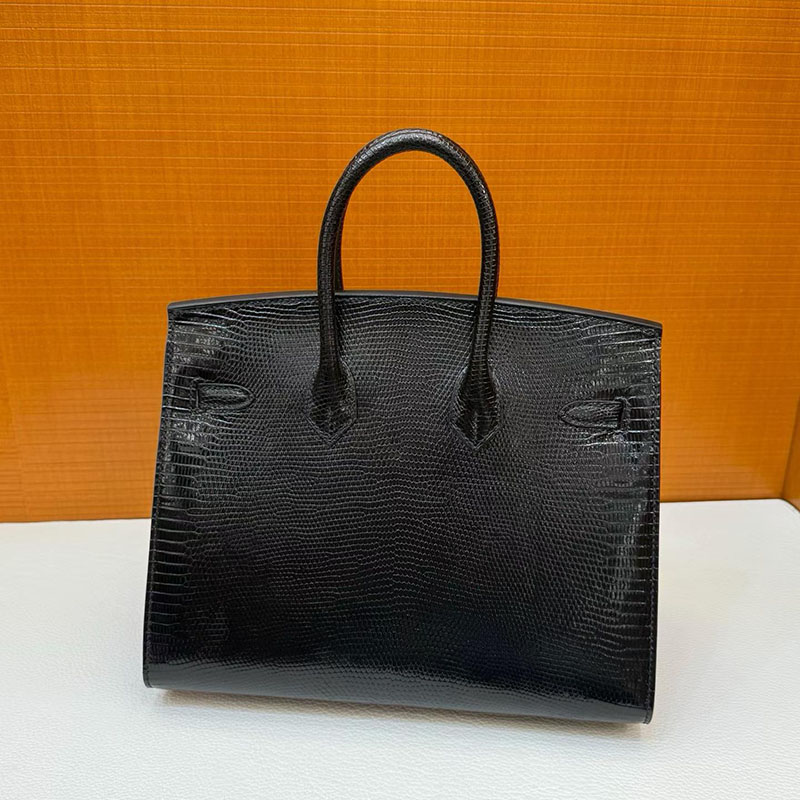 エルメス バーキン 25の通販 HERMES バーキン25 セリエ 黒 ブラック リザード ゴールド金具 H082845CC89 バーキン25 黒 新品 - 画像 (3)